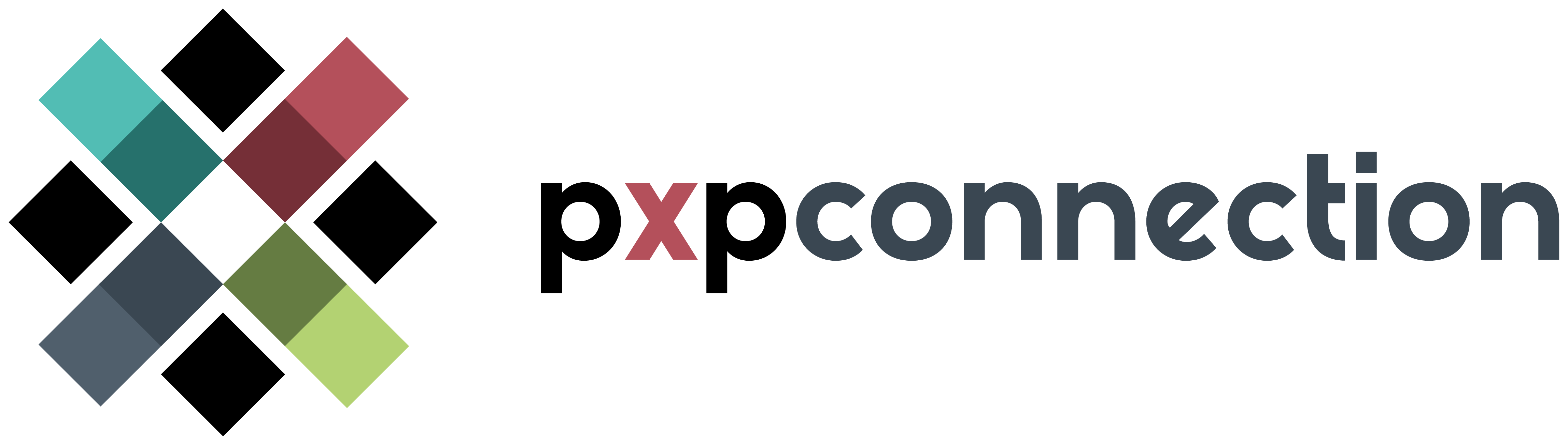 Logotipo da PXP Connection, uma agência de marketing e comunicação full service.